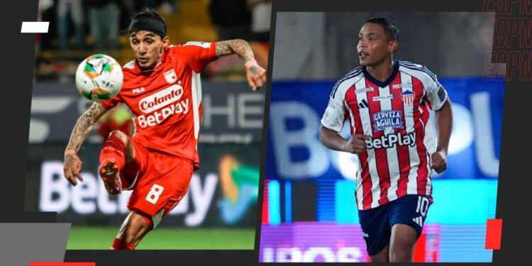 Cuándo juegan Santa Fe vs Junior por Liga BetPlay: equipo, fecha, hora y TV en vivo