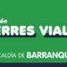 Desde hoy, cierre vial nocturno parcial y temporal en tramo de la calzada sur- norte de la Circunvalar – Alcaldía de Barranquilla, Distrito Especial, Industrial y Portuario