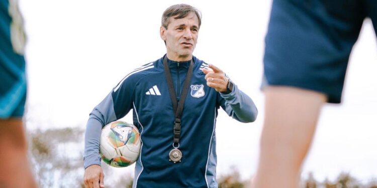 Fabián Bustos, feliz por dirigir en Colombia, a Millonarios y a Falcao García