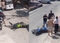 Fuerte choque de motocicletas deja dos personas heridas en El Concorde, Malambo
