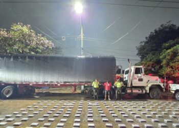 La Policía de Tránsito incautó 200 kilos de cocaína en corredor portuario de Barranquilla