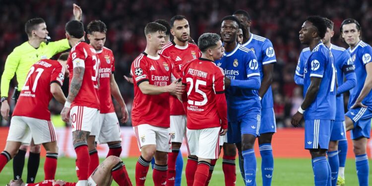 La Uefa suspende provisionalmente a Prestianni por presuntos insultos racistas a Vinicius