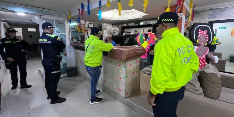 Policía refuerza controles preventivos en hoteles de Barranquilla y su área metropolitana