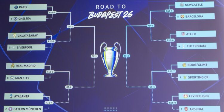 Real Madrid - City, el gran atractivo de los octavos de la Champions League: Díaz enfrentará al Atalanta