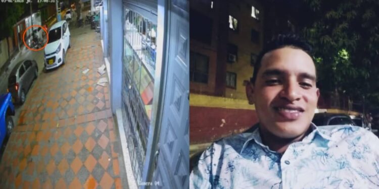 Video: sicarios en moto persiguen a un hombre y lo asesinan en el barrio Ciudadela 20 de Julio