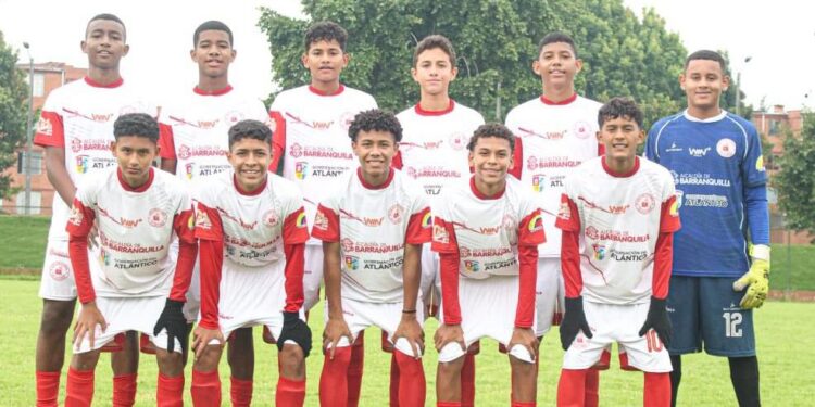 Atlántico avanzó a la fase final del Campeonato Nacional sub–13 de fútbol
