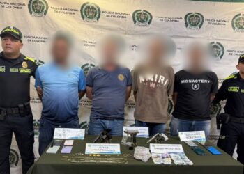 Capturan a alias Mono Celino y tres cómplices señalados de robar viviendas en el norte de Barranquilla