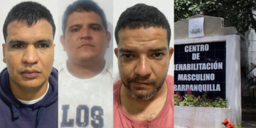 Este es el prontuario de los tres reclusos fugados de la Cárcel Distrital El Bosque