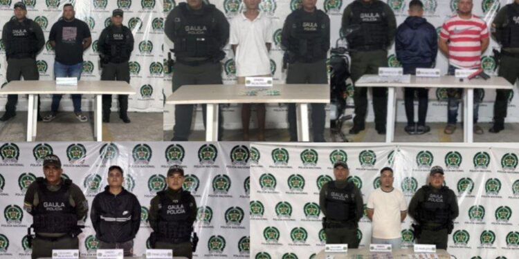 Golpe contra la extorsión: operativo policial deja siete capturados en Barranquilla y su área metropolitana