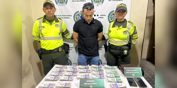 Incautan $105 millones en vía al Mar, en Tubará, durante controles en jornada electoral