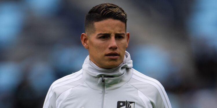 James Rodríguez sigue sin debutar en la MLS