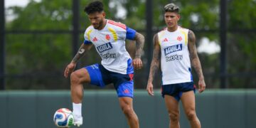 James Rodríguez y Luis Suárez, titulares con Colombia ante Croacia