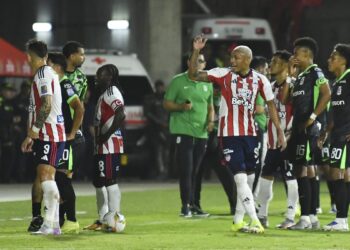 Jermein Peña gambetea la prensa tras la derrota de Junior ante Nacional