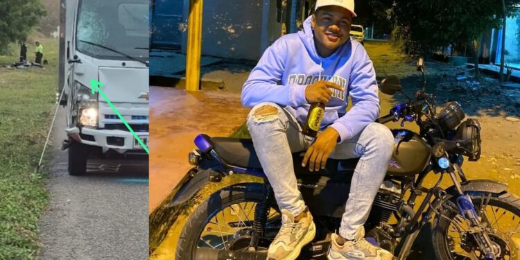 Joven motociclista muere en accidente de tránsito tras ser embestido por un vehículo