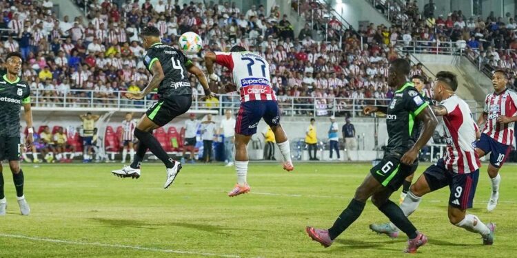 Por tercera vez, en 22 años, Junior cayó por 4–0 ante Nacional, en Barranquilla