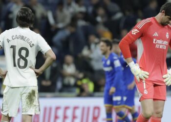 Real Madrid cayó en casa y se aleja de la lucha por el título de LaLiga