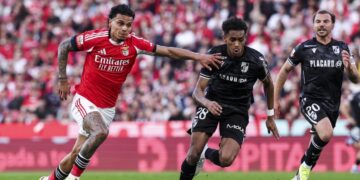 Richard Ríos brilló con dos asistencias en triunfo del Benfica
