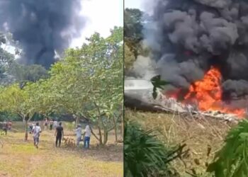 Se accidentó un avión Hércules de la Fuerza Aeroespacial Colombiana: reportan varios muertos