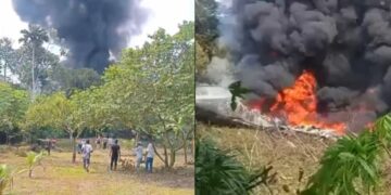 Se accidentó un avión Hércules de la Fuerza Aeroespacial Colombiana: reportan varios muertos