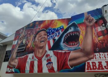 Un mural para resaltar el amor por Teo y Junior