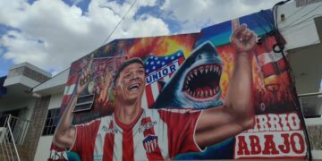 Un mural para resaltar el amor por Teo y Junior
