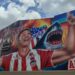 Un mural para resaltar el amor por Teo y Junior