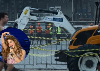Accidente en montaje de concierto de Shakira dejó un muerto