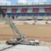 Alejandro Domínguez destaca el avance de las obras en el estadio Metropolitano Roberto Meléndez