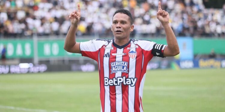 Bacca volvió al gol, Junior ganó con contundencia y es tercero en la Liga