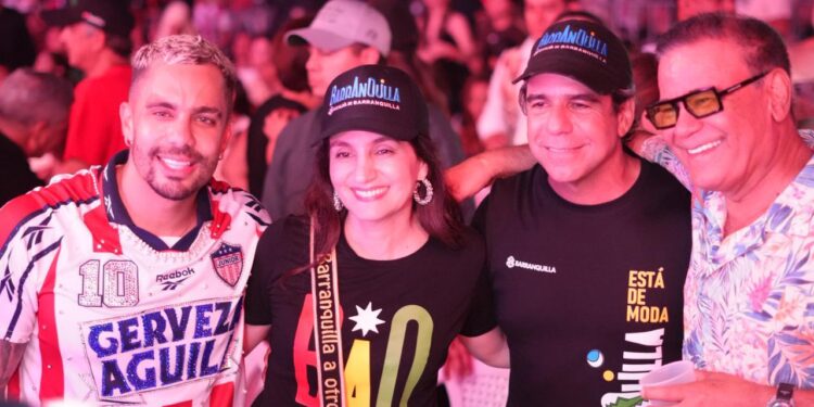 Barranquilla vibró en el concierto de celebración de sus 212+1 en el Gran Malecón