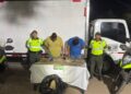 Caen dos hombres que transportaban 11 kilos de marihuana en un camión en Sabanagrande