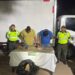 Caen dos hombres que transportaban 11 kilos de marihuana en un camión en Sabanagrande