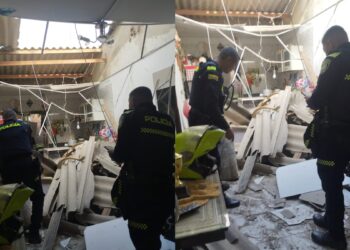 Cilindro de gas cayó dentro de una vivienda en Villa Estadio, Soledad: “Mi hijo estaba en la sala y salió corriendo a pedir ayuda para la abuela”