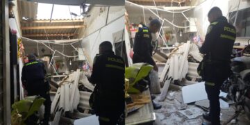 Cilindro de gas cayó dentro de una vivienda en Villa Estadio, Soledad: “Mi hijo estaba en la sala y salió corriendo a pedir ayuda para la abuela”