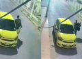 Crimen en Simón Bolívar: revelan video de hombre saliendo del taxi en el que fue hallado el cadáver de la víctima