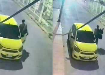Crimen en Simón Bolívar: revelan video de hombre saliendo del taxi en el que fue hallado el cadáver de la víctima
