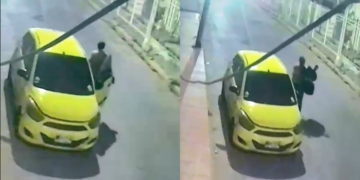 Crimen en Simón Bolívar: revelan video de hombre saliendo del taxi en el que fue hallado el cadáver de la víctima