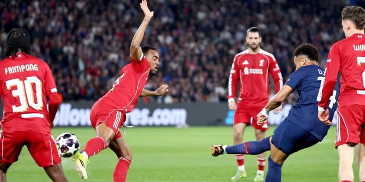 El PSG mostró una superioridad infinita sobre el Liverpool