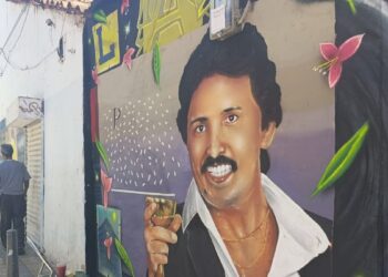 El arte urbano y el vallenato se fusionan en un mural de Rafael Orozco