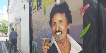 El arte urbano y el vallenato se fusionan en un mural de Rafael Orozco