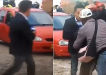 En video quedo grabado el intento de robo a un periodista en Bogotá