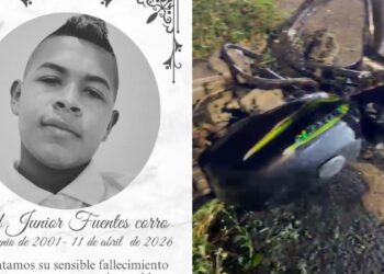 Grave choque entre un camión y una moto en la vía Galapa-Paluato deja un joven muerto
