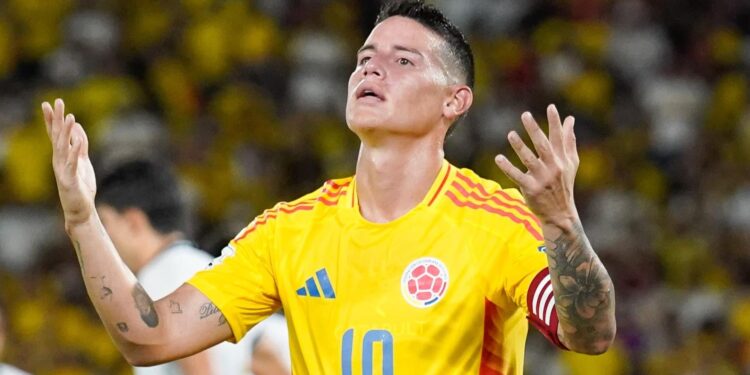 Hospitalizado en EE.UU. James Rodríguez debido a un cuadro de deshidratación severa