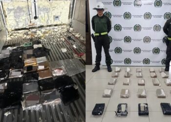 Incautan 62 kilos de cocaína en zona portuaria de Barranquilla que iban hacia Bélgica