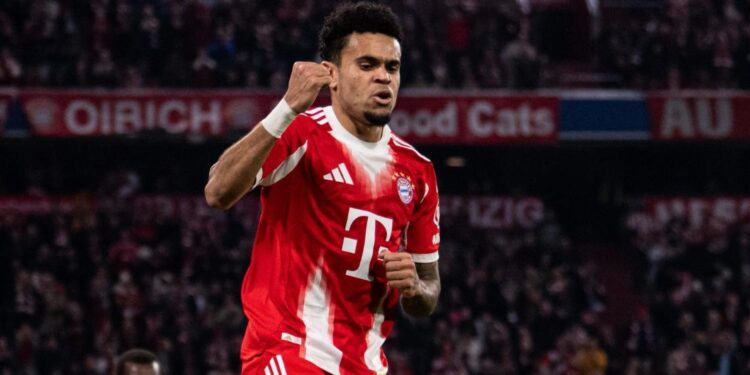 Luis Díaz, destacado en el triunfo de Bayern ante Friburgo