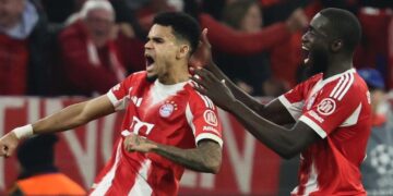 Luis Díaz le dio vida al Bayern Múnich, clasificado a semifinales de la Champions