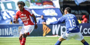 Millonarios y Santa Fe empataron 1-1 en el clásico y apretaron la pelea por los ocho