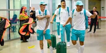 Palmeiras llegó a Cartagena para el partido contra Junior