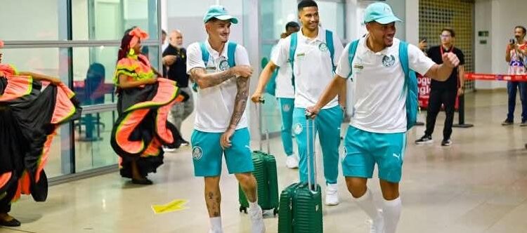 Palmeiras llegó a Cartagena para el partido contra Junior