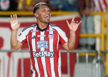 Show de Don "Teo" en el empate de Junior al favorito Palmeiras en Libertadores